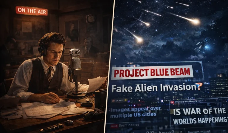From War of the Worlds to Project Blue Beam: Why Sky Panic Stories Keep Spreading